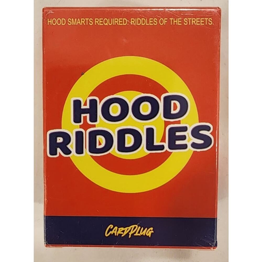 NWT Hood Riddles: The Ultimate Cultured Trivia Card Game